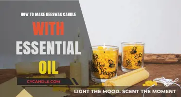 Crafting Aromatic Beeswax Candles with Essential Oils: A Simple Guide