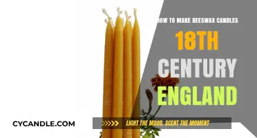 Crafting Beeswax Candles: 18th Century England's Traditional Method Revealed
