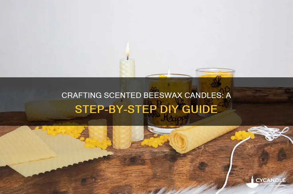 how to make beeswax candles with fragrance