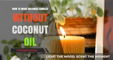 Crafting Beeswax Candles: A Coconut Oil-Free DIY Guide