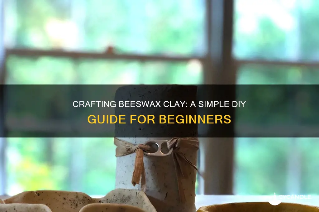 how to make beeswax clay