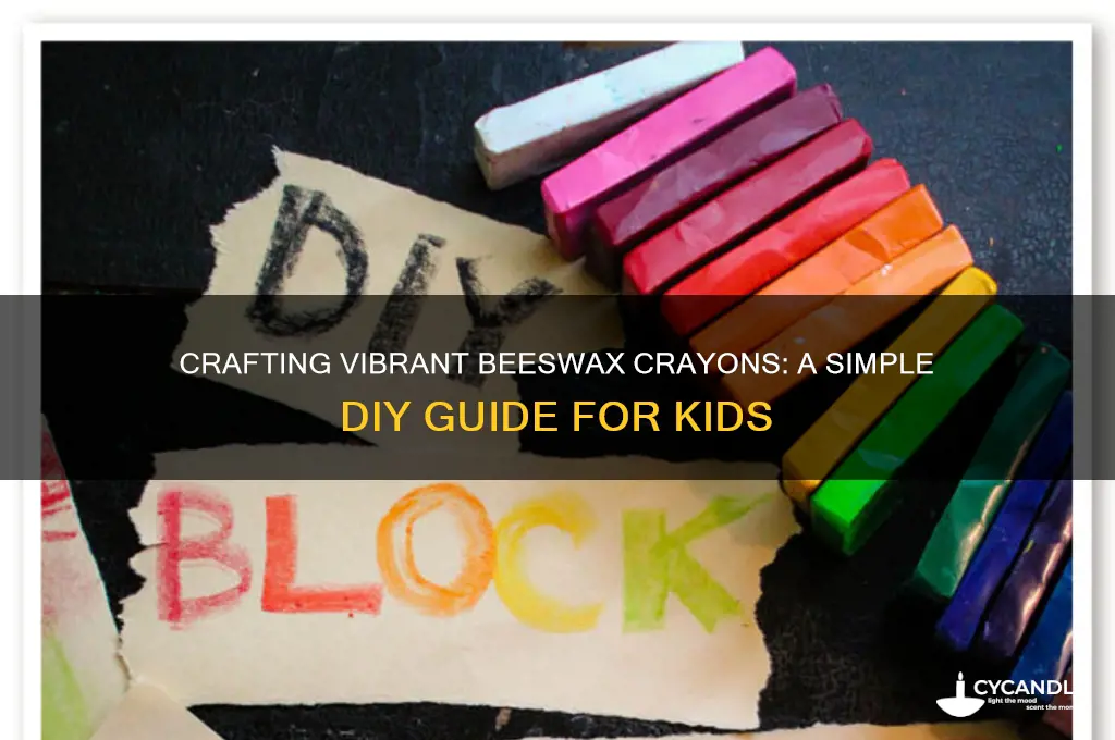how to make beeswax crayons