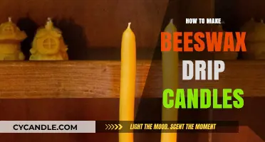 Crafting Beeswax Drip Candles: A Step-by-Step DIY Guide