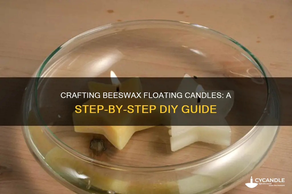 how to make beeswax floating candles