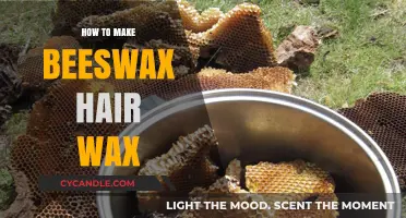 Craft Your Own Beeswax Hair Wax: A Simple DIY Guide