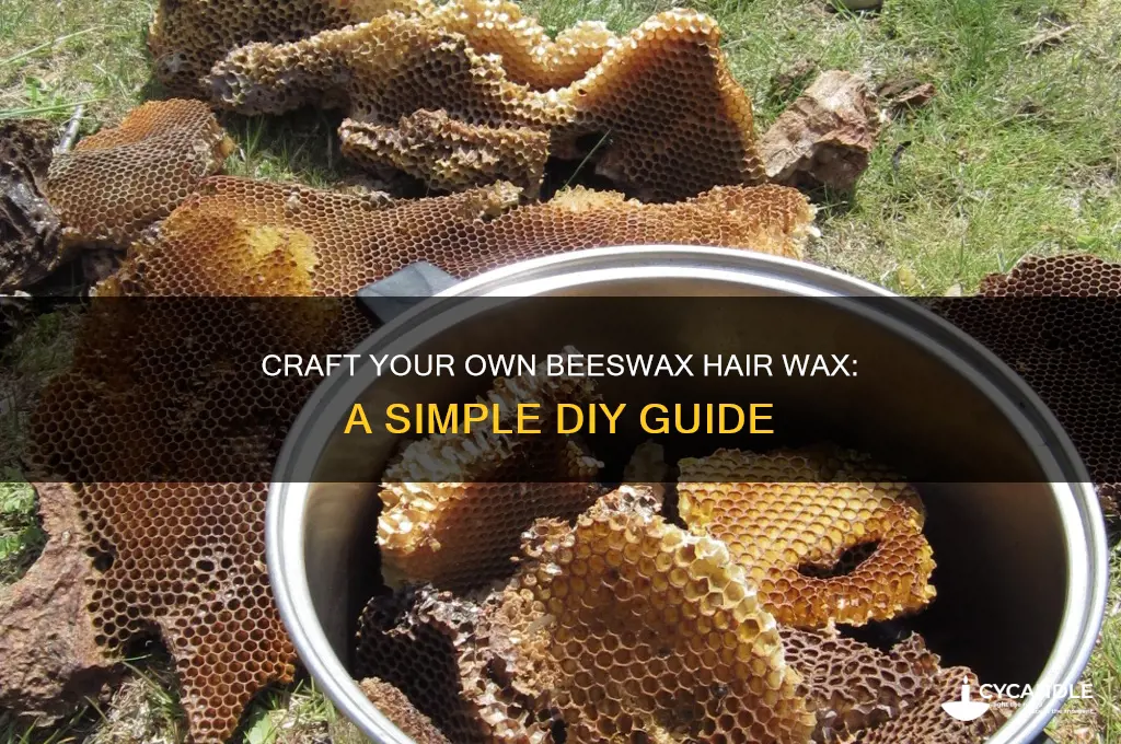 how to make beeswax hair wax