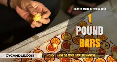Crafting Beeswax Bars: A Simple Guide to 1-Pound Creations
