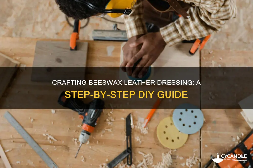 how to make beeswax leather dressing