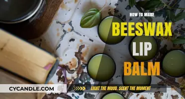 Craft Your Own Natural Beeswax Lip Balm: A Simple DIY Guide