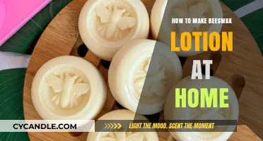 Crafting Natural Beeswax Lotion: A Simple Homemade Skincare Guide