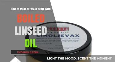Crafting Beeswax Paste: A Simple Guide Using Boiled Linseed Oil