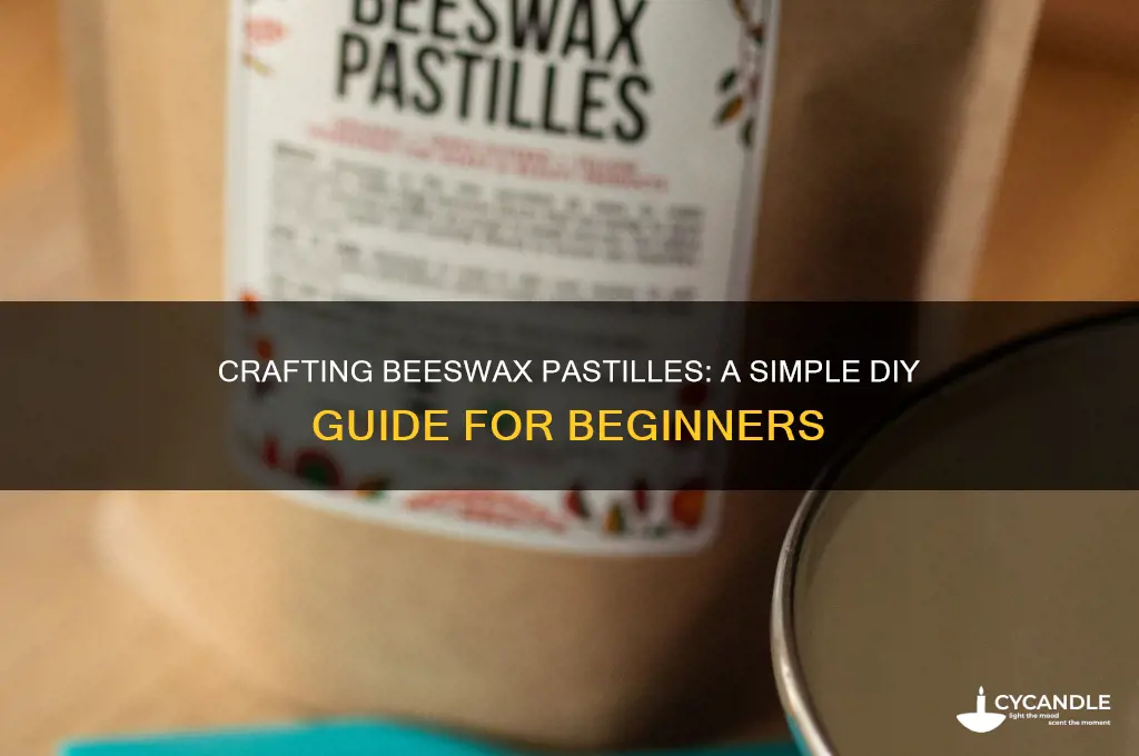how to make beeswax pastilles