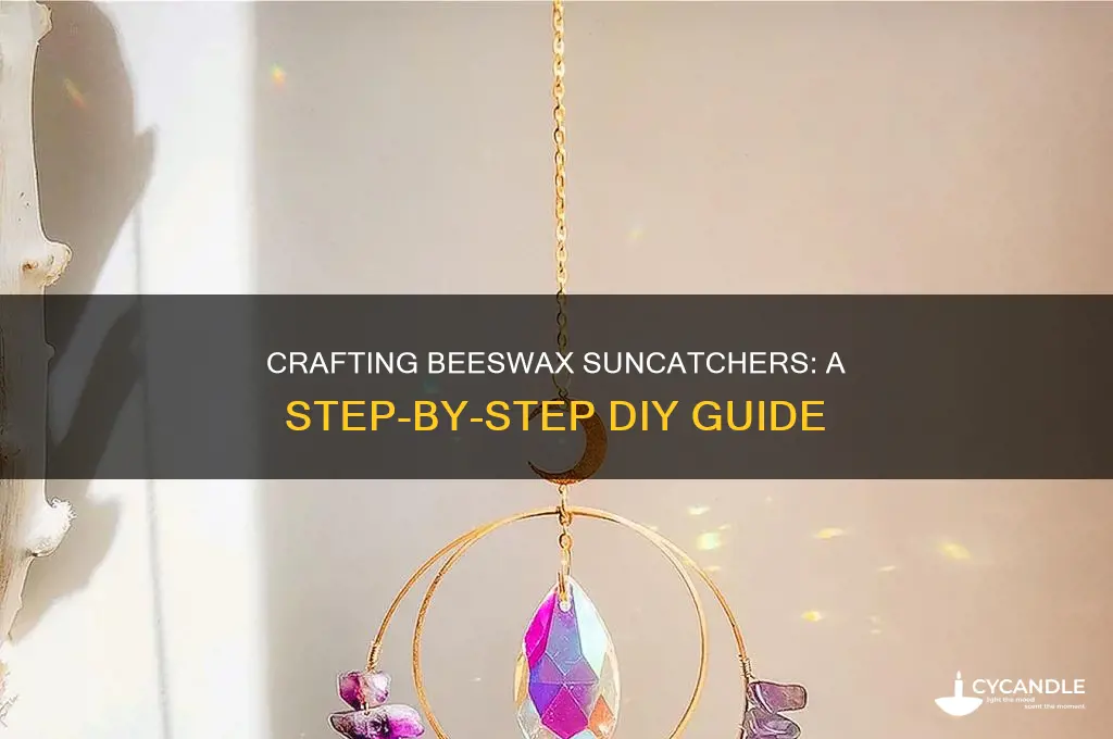 how to make beeswax suncatchers