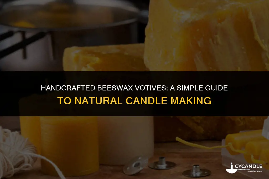 how to make beeswax votives