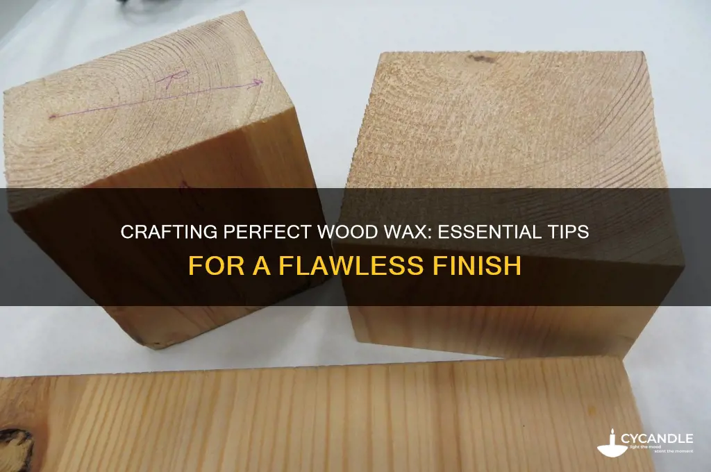 how to make best wax for wood