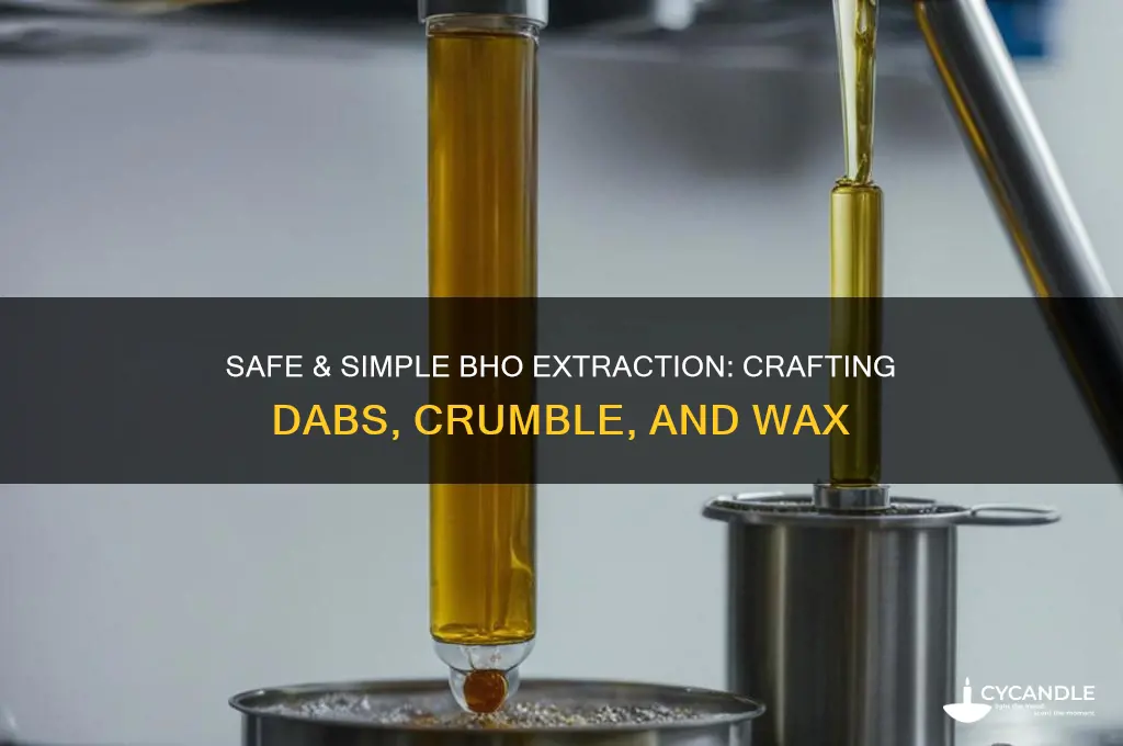 how to make bho easily and safely dabs crumble wax