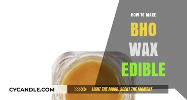 Transforming Bho Wax into Safe, Delicious Edibles: A Step-by-Step Guide