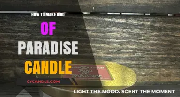 Crafting a Stunning Bird of Paradise Scented Candle at Home
