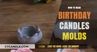 DIY Birthday Candle Molds: Easy Steps for Custom Creations
