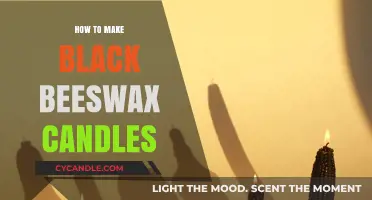 Crafting Elegant Black Beeswax Candles: A Step-by-Step DIY Guide