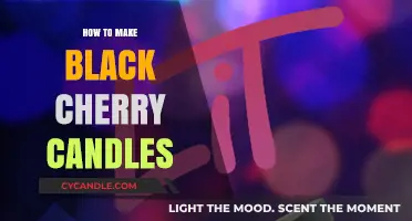 Crafting Aromatic Black Cherry Candles: A Step-by-Step DIY Guide