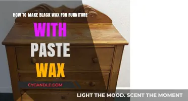 Crafting Black Paste Wax for Furniture: A Step-by-Step Guide