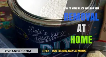 DIY Black Wax: Easy Homemade Hair Removal Recipe for Smooth Skin