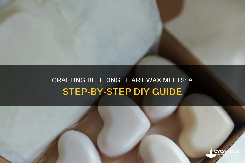 how to make bleeding heart wax melts