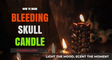 Crafting a Creepy Bleeding Skull Candle: DIY Tutorial