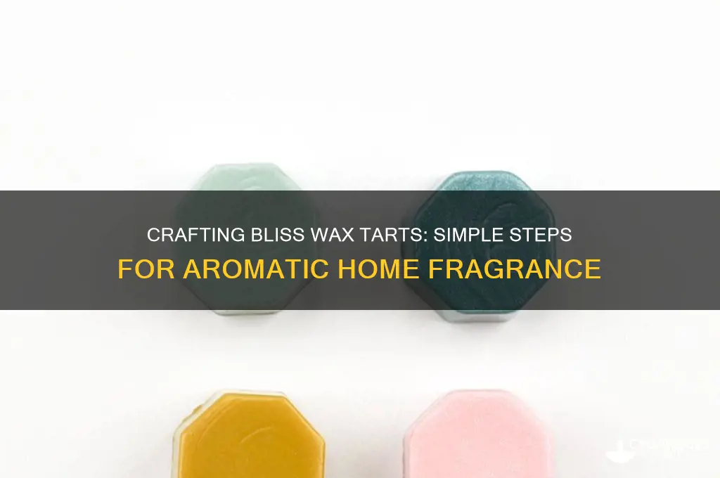 how to make bliss wax tarts
