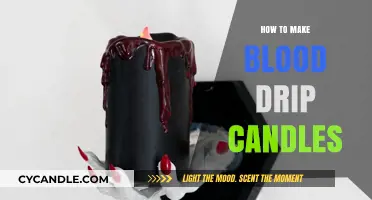 Create Spooky Blood Drip Candles: DIY Halloween Decor Guide