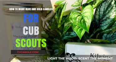 Crafting Cub Scout Spirit: Blue and Gold Candle DIY Guide