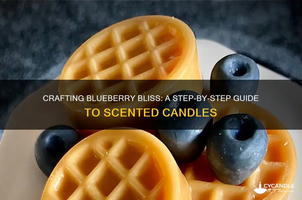 how to make blueberry scented candles