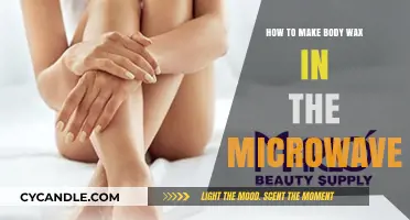 Microwave Body Wax Recipe: Easy DIY Hair Removal at Home