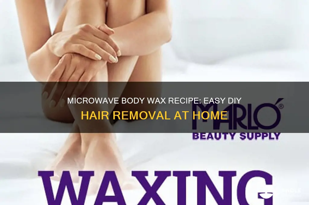 how to make body wax in the microwave