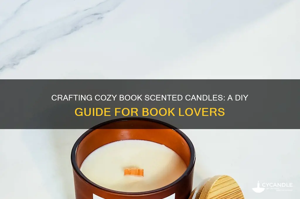 how to make book scented candle