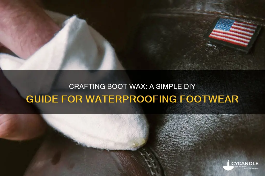 how to make boot wax