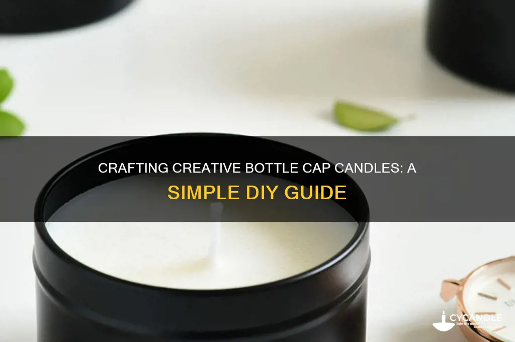 how to make bottle cap candles