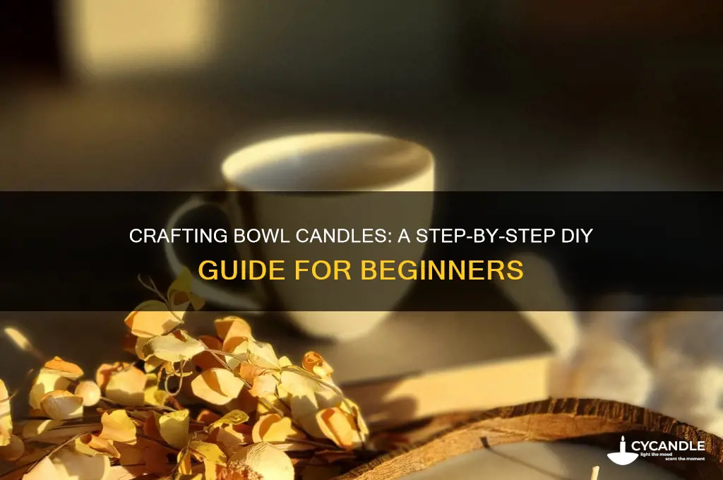 how to make bowl candles