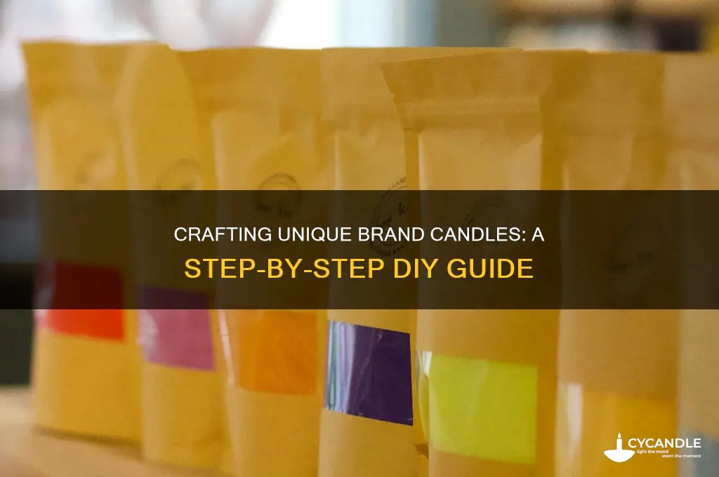 how to make brand candles