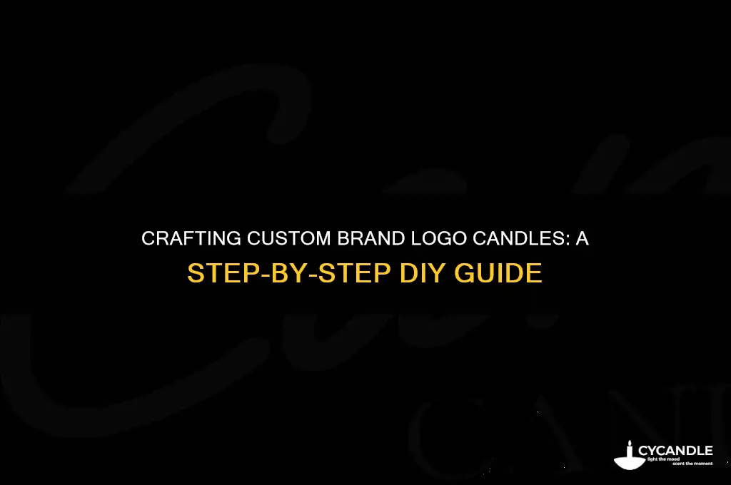 how to make brand logo candles