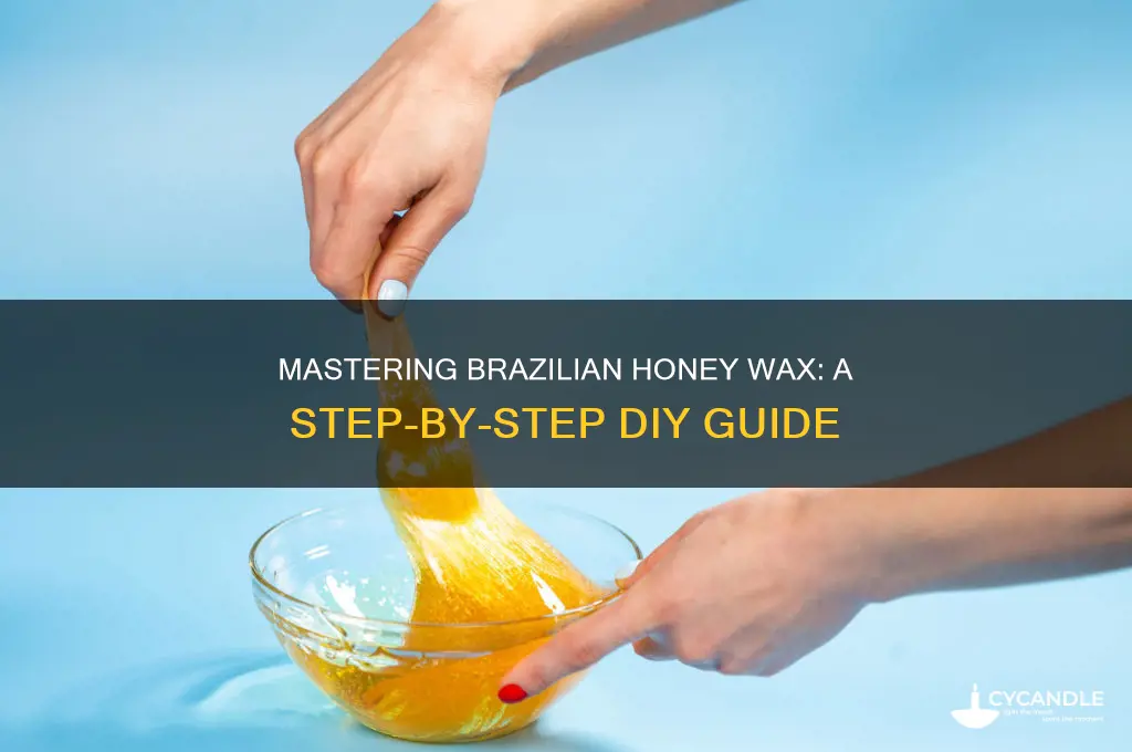 how to make brazilian honey wax
