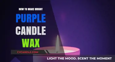 Crafting Vibrant Purple Candles: A Step-by-Step Wax Coloring Guide