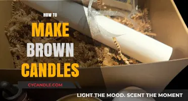 Crafting Warmth: A Step-by-Step Guide to Making Brown Candles