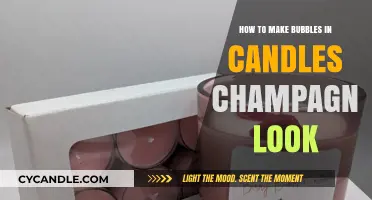 Creating Champagne-Inspired Bubble Effects in Candles: A Step-by-Step Guide