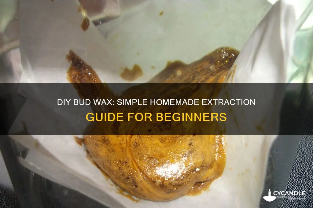 how to make bud wax at home