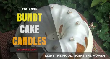 Crafting Sweet Scents: A Guide to Making Bundt Cake Candles
