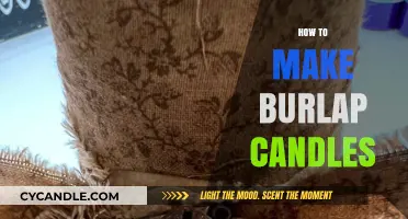 Crafting Cozy Burlap Candles: A Simple DIY Guide for Warmth