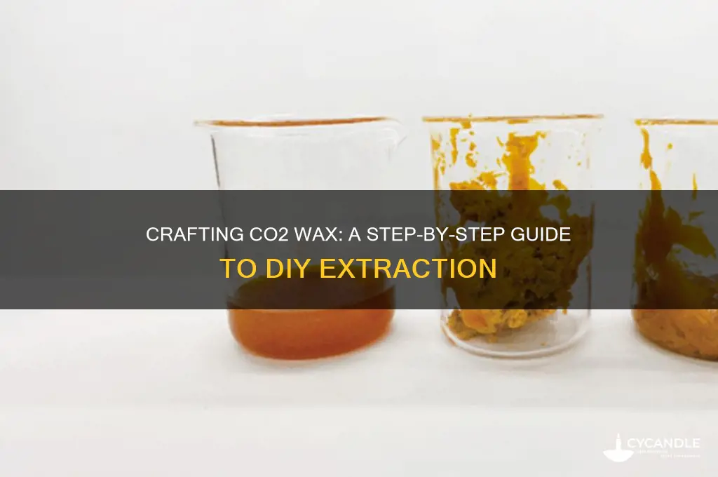 how to make c02 wax