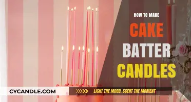 Crafting Sweet-Scented Cake Batter Candles: A DIY Guide